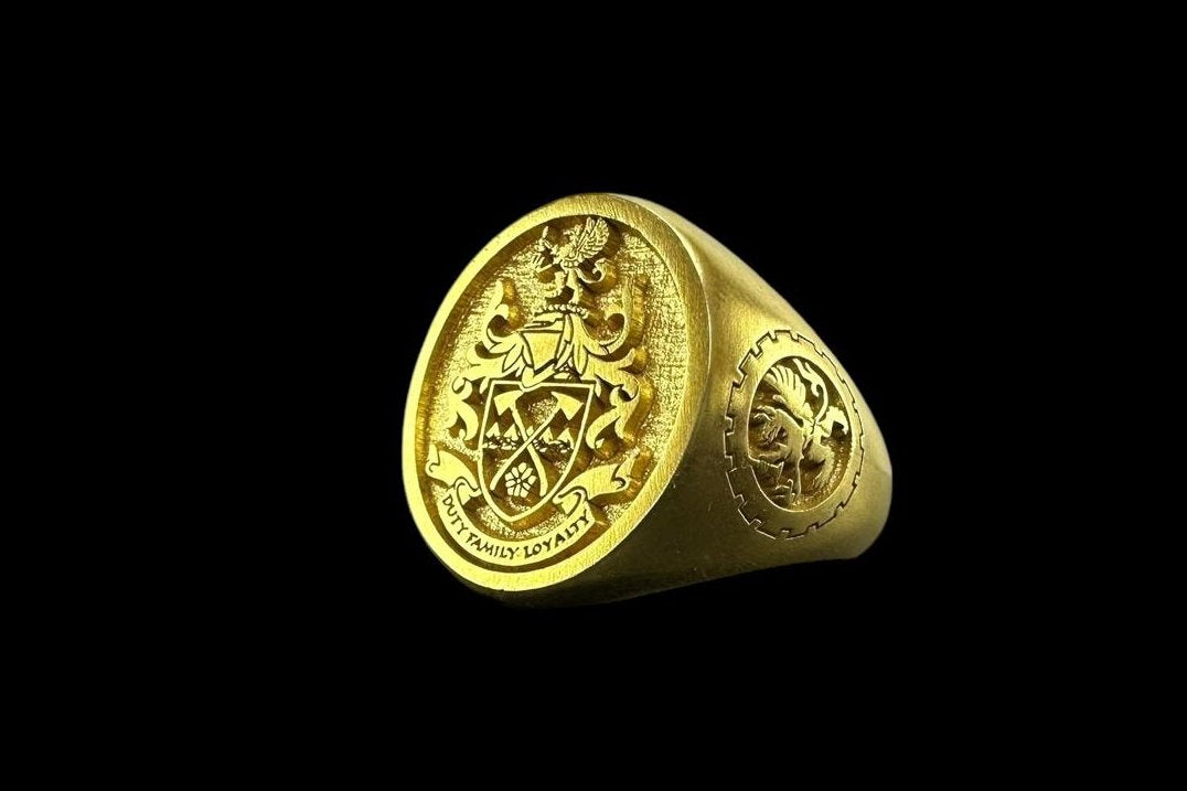 Coat of Arms Ring, Family Crest Rings, Custom Signet Ring, Crest Ring, Family Crest Signet Ring Christmas Gift